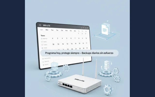 Manual Profesional de Backups Automáticos y Restauración en MikroTik