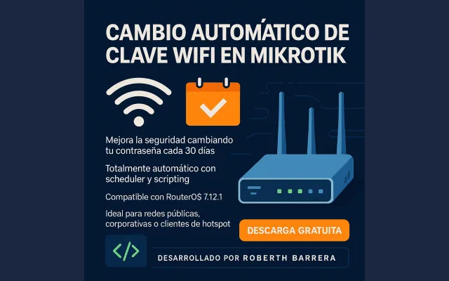 Cambio Automático de Clave WiFi para MikroTik