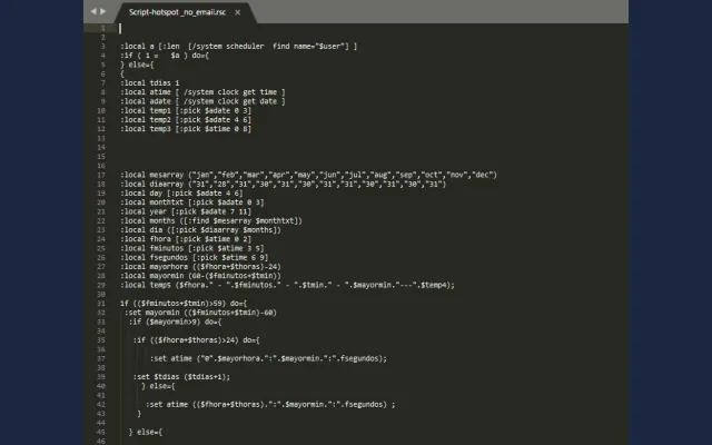 Script Hotspot para clientes residenciales